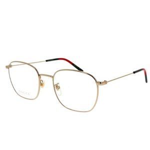 Authentic Gucci Eyeglasses GG0681O 001 Gold Multi Round Frames 54MM RX-ABLE